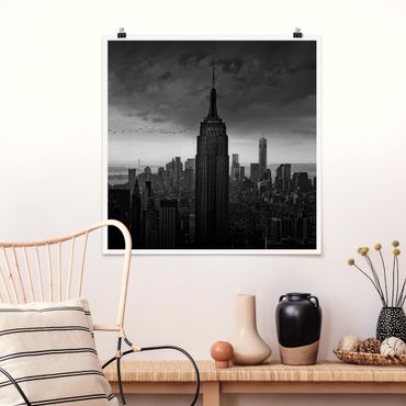 Poster - New York Rockefeller View - Quadrato 1:1