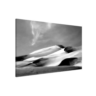 Lavagna magnetica - Dune del Colorado in bianco e nero