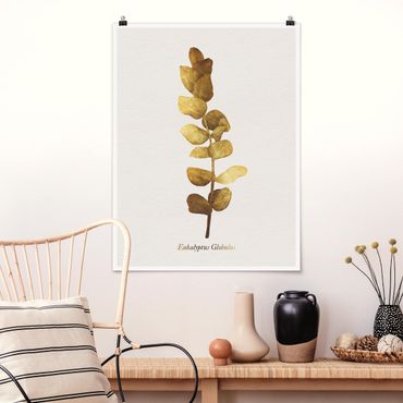 Poster - Gold - Eucalyptus - Verticale 4:3