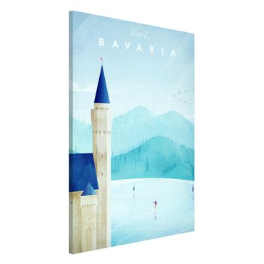 Lavagna magnetica - Poster TRAVEL - Baviera - Formato verticale 2:3