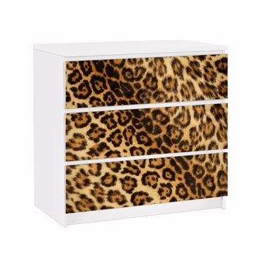 Carta adesiva per mobili IKEA - Malm Cassettiera 3xCassetti - Jaguar Skin