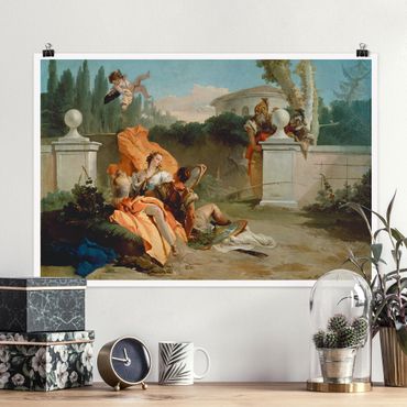 Poster - Giovanni Battista Tiepolo - Rinaldo e Armida - Orizzontale 2:3