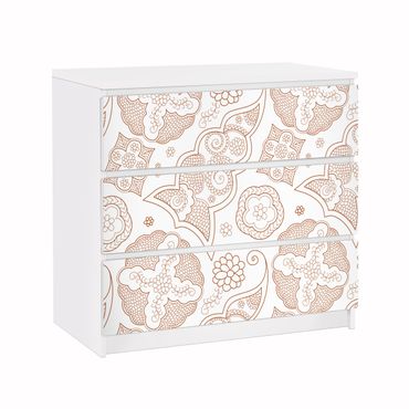 Carta adesiva per mobili IKEA - Malm Cassettiera 3xCassetti - Henna graphics