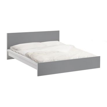 Carta adesiva per mobili IKEA - Malm Letto basso 160x200cm Colour Cool Grey