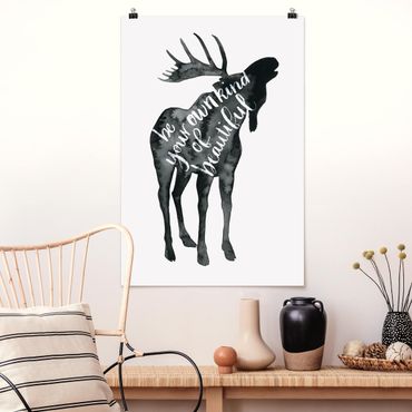 Poster - Animali con la Sapienza - Elk - Verticale 3:2