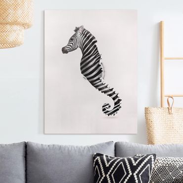 Quadri su tela - Seahorse Zebra Stripes CON
