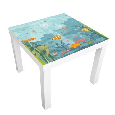 Carta adesiva per mobili IKEA - Lack Tavolino No.EK57 seascape