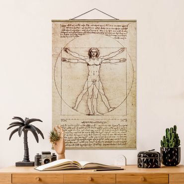 Foto su tessuto da parete con bastone - da Vinci - Verticale 3:2