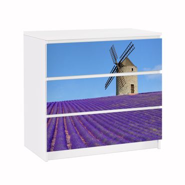 Carta adesiva per mobili IKEA - Malm Cassettiera 3xCassetti - Lavender in Provence