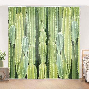 Tende scorrevoli set - Cactus Wall