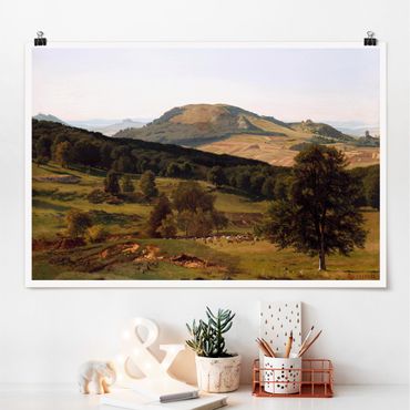 Poster - Albert Bierstadt - monte e di valle - Orizzontale 2:3