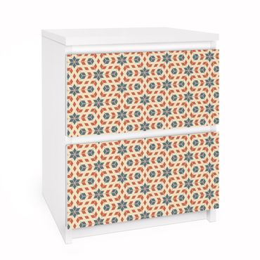 Carta adesiva per mobili IKEA - Malm Cassettiera 2xCassetti - Pop Art Design