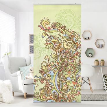 Tenda a pannello - Floral Illustration 250x120cm