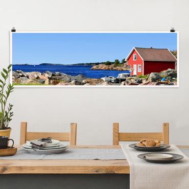 Poster - Vacanze in Norvegia - Panorama formato orizzontale