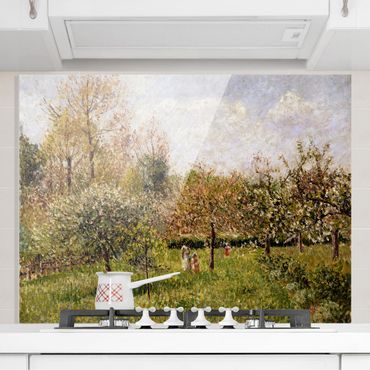 Paraschizzi in vetro - Camille Pissarro - Spring In Eragny