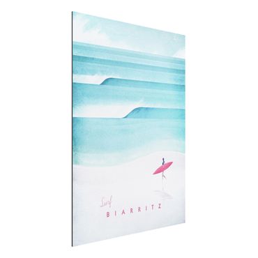Stampa su alluminio - Poster TRAVEL - Biarritz - Verticale 4:3