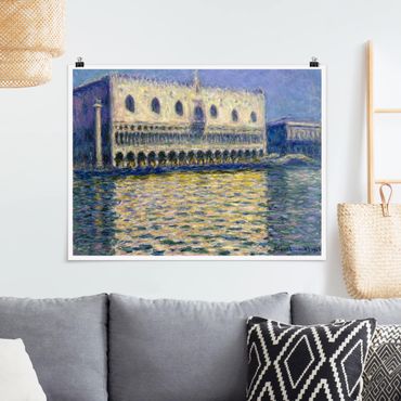 Poster - Claude Monet - Palazzo Ducale - Orizzontale 3:4