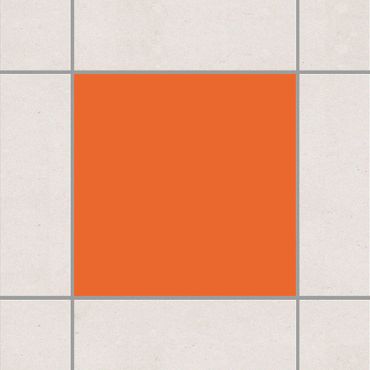Adesivo per piastrelle - Colour Orange 25cm x 20cm