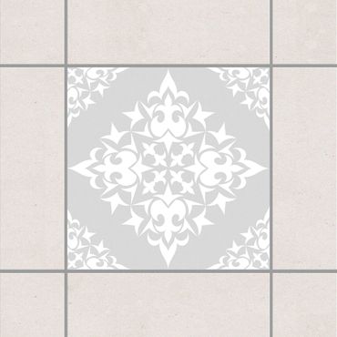 Adesivo per piastrelle - Tile Pattern Light Grey 25cm x 20cm