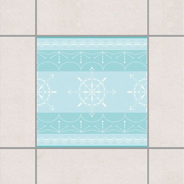 Adesivo per piastrelle - Nordic Design Mint 15cm x 15cm