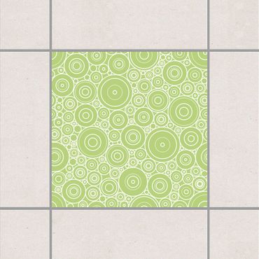 Adesivo per piastrelle - Secession Spring Green 15cm x 15cm