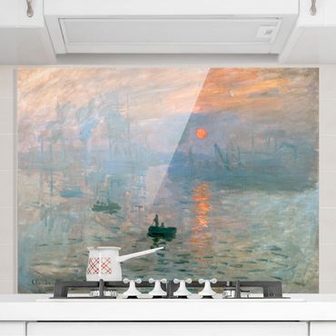 Paraschizzi in vetro - Claude Monet - Impression