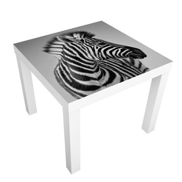 Carta adesiva per mobili IKEA - Lack Tavolino Zebra Baby Portrait II