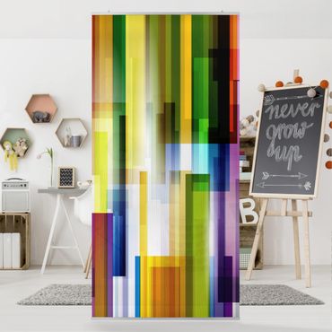 Tenda a pannello Rainbow Cubes 250x120cm