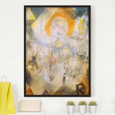 Poster con cornice - Paul Klee - Irma Rossa - Verticale 4:3