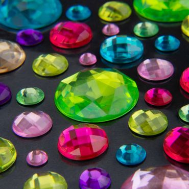 100 x Set di strass - Crystal multicolore