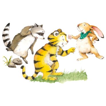 Adesivo murale - Little Tiger - Amici Set