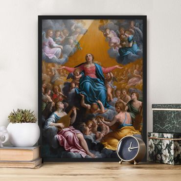Poster con cornice - Guido Reni - The Assumption Of The Virgin Mary - Verticale 4:3