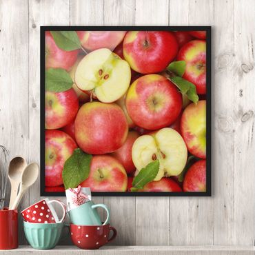 Poster con cornice - Juicy Apples - Quadrato 1:1