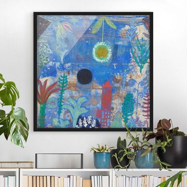 Poster con cornice - Paul Klee - Sunken Landscape - Quadrato 1:1