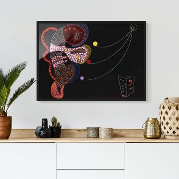 Poster con cornice - Wassily Kandinsky - Big And Tiny - Orizzontale 3:4