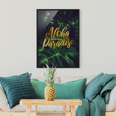 Poster con cornice - Jungle - Aloha Paradise