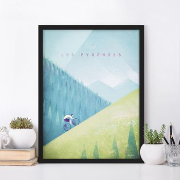 Poster con cornice - Poster Travel - I Pirenei - Verticale 4:3