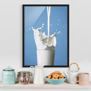 Poster con cornice - Milk - Verticale 4:3