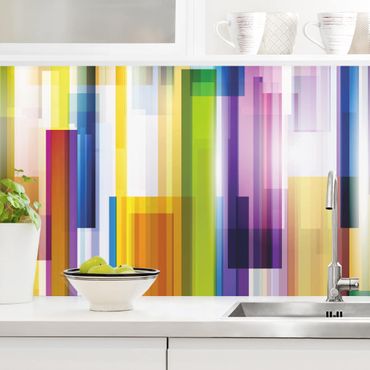 Rivestimento cucina - Cubi color arcobaleno I