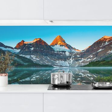 Rivestimento cucina - Paesaggio Di Montagna Al Lago Magog In Canada