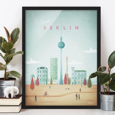 Poster con cornice - Poster viaggio - Berlino - Verticale 4:3
