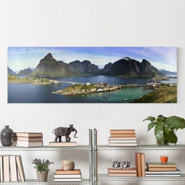 Stampa su tela - Nordic Paradise - Panoramico