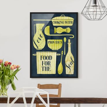Poster con cornice - Soul Food - With Love - Verticale 4:3