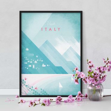 Poster con cornice - Poster di viaggio - Italia - Verticale 4:3