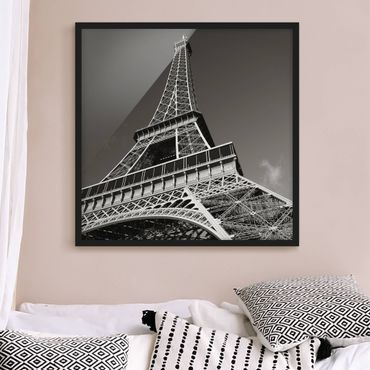 Poster con cornice - Eiffel Tower - Quadrato 1:1