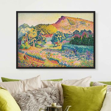 Poster con cornice - Henri-Edmond Cross - Landscape With Le Cap Nègre - Orizzontale 3:4