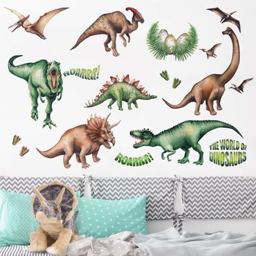 Adesivo murale - Il mondo dei dinosauri