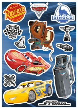 Adesivo murale per bambini  - Disney - Cars 3