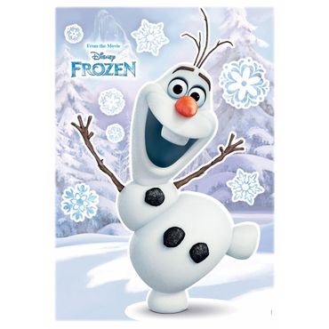 Adesivo murale per bambini  - Frozen il regno di ghiaccio- Olaf