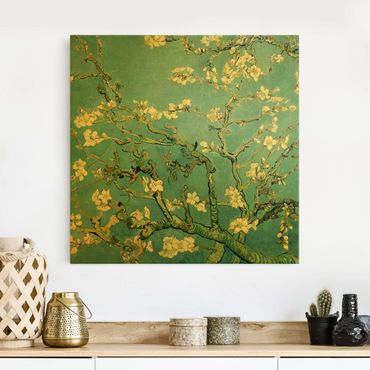 Quadro su tela oro - Vincent van Gogh - Ramo di mandorlo fiorito
